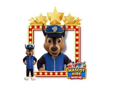 Chase Paw Patrol Mascot for Hire