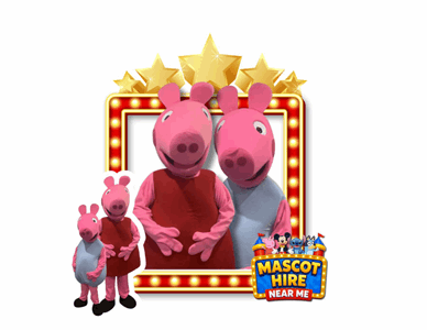 Peppa & George Pig Mascots for Hire
