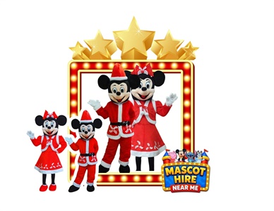 Christmas Minnie & Mickey Mouse