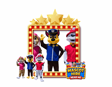 Paw Patrol Pups Mascots for Hire